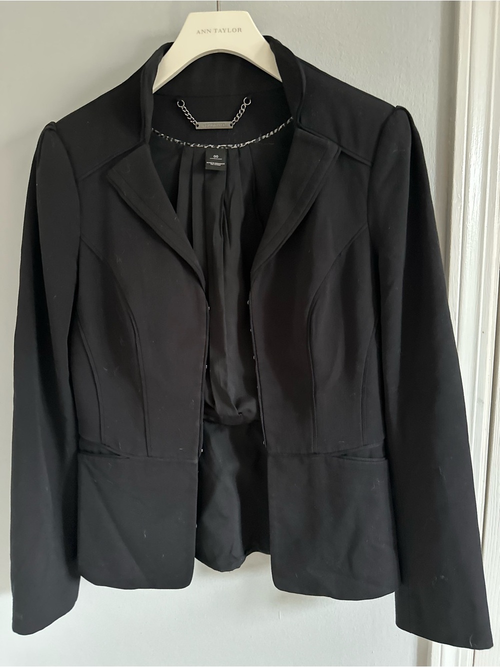 White House Black Market Black Tailored Women's Blazer Jacket